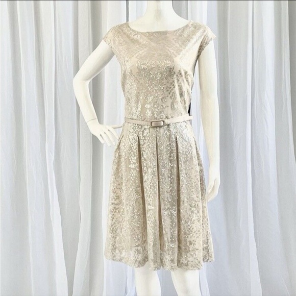 NWT Eva Mendes Sequin belted dress 18 - Picture 1 of 5